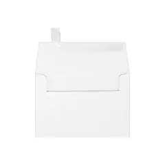 JAM Paper A4 Self Seal Invitation Envelope 4 1/4" x 6 1/4" White 50/Pack (4872-WPC-50)