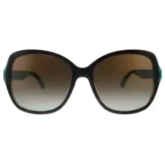 Kate Spade KS Karalyn/S KL3 Womens Square Polarized Sunglasses Havana Matte Z Aqua 56mm