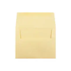 JAM Paper A2 Parchment Invitation Envelopes 4.375" x 5.75" Antique Gold Recycled 25/Pack (55574)