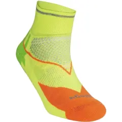 Balega Enduro Reflective Quarter Length Running Socks - Multi-Neon