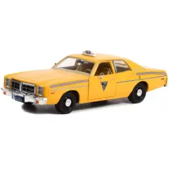 1978 Dodge Monaco Taxi "City Cab Co." Yellow "Rocky III" (1982) Movie 1/24 Diecast Model Car by Greenlight