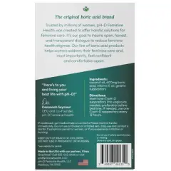 pH-D Feminine Health Boric Acid + Moisturizing Suppository - 14ct