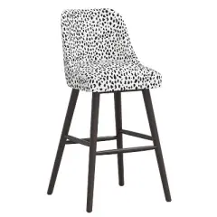 Sherrie Rounded Back Bartstool in Pattern - Skyline Furniture