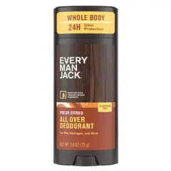 Every Man Jack All Over Solid Deodorant Fresh Citrus - 2.6oz