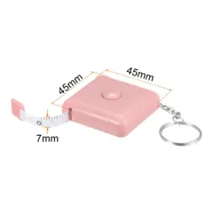 Unique Bargains Soft Rulers and Measuring Tools Double Scale Clear Marking Tape 1.5M/60 Inch