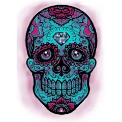 Men's Design By Humans Sugarskull Calavera III By RobertoJL Tank Top