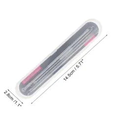 Unique Bargains Regular Long Needle Pimple Extractor Tool Kit Silver Tone 1 Set