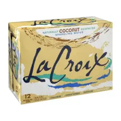 La Croix Coconut Sparkling Water - Case of 2/12 pack, 12 oz