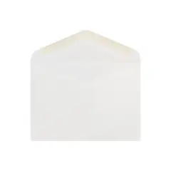 JAM Paper A7 Invitation Envelopes with V-Flap 5.25 x 7.25 White 50/Pack (4023210I)