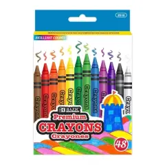 BAZIC Products&reg; Premium Crayons, 48 Per Pack, 6 Packs