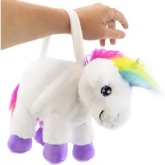 Plushible Plush Purse Poppy the Unicorn 