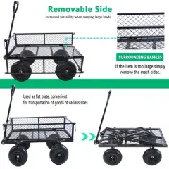 Dexmalle Wagon Cart Garden cart trucks
