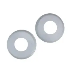 Pool Central Stainless Steel Escutcheon for D48mm Pool Handrails 2pc 4.5"- White