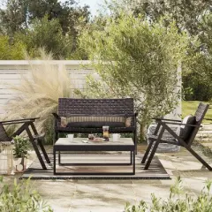 Campton Wicker Patio Loveseat without Cushion - Threshold&trade;