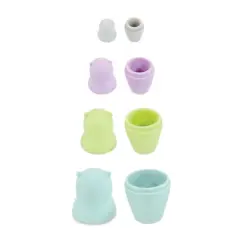 Hudson Baby Infant and Toddler 4pc Nesting Doll Set, Bear, One Size