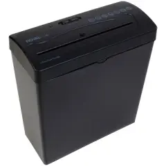 Royal&reg; CX6 6-Sheet Crosscut Shredder with Basket in Black