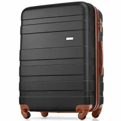 Lyngins 20/24/28 Inch 3 PCs Carry on Luggage Sets,Suitcases Sets with TSA Lock and Spinner Wheels for Family Trips