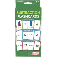 Junior Learning Subtraction Flashcards