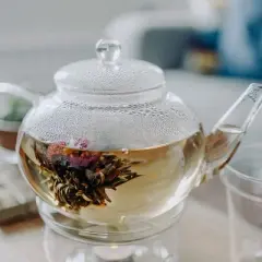 GROSCHE Monaco Glass Teapot with Glass Tea Infuser, 42 fl oz. Capacity