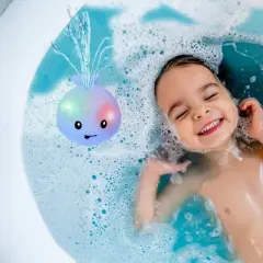 Sunny Days Whale Fountain - Periwinkle