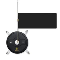 EDOU 20" Pressure Washer Surface Cleaner with Wheels with 2 Extension Wand Attachments - 4,000 PSI - Black