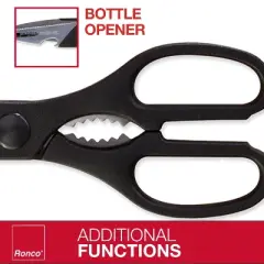 Ronco Poultry Shears, Stainless-Steel Kitchen Scissors, Full-Tang Handle