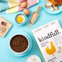 Chicken and Brown Rice Kitten Dry Cat Food - Kindfull&trade;