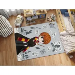 KC CUBS | Harry Potter Wizarding World Boy & Girl Kids Modern D&eacute;cor for Nursery Bedroom or Classroom Rug Carpet, Ron Weasley