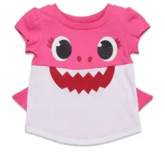 Pinkfong Baby Shark T-Shirt and French Terry Shorts Outfit Set Toddler