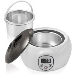 Saloniture Professional Home Waxing Kit and Wax Warmer Machine with Digital Display for Hair Removal