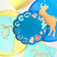 Jollity & Co. - Zodiac Dessert Plates - Pack of 8 Paper Plates