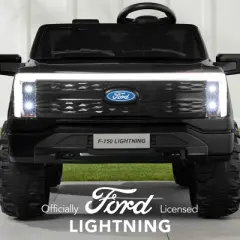 Best Choice Products Kids 24V Ride On Truck Officially Licensed Ford Lightning w/ Remote, LED Lights, 2 Speeds