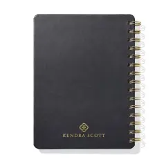 Kendra Scott Varsity Letter Planner - Black