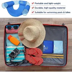 3KB Outer Trails JUMBO Sling Mesh Pool Noodles Chair, Dark Blue, 2 Slings