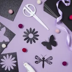 Bright Creations 30 Sheets Double-Sided Black Glitter Cardstock Paper for DIY Crafts, Card Making, Invitations, 300GSM, 8.5 x 11 In