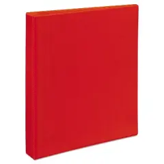 Avery Heavy-Duty View Binder w/Locking 1-Touch EZD Rings 1" Cap Red 79170