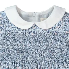 Hope & Henry Baby Seersucker Peter Pan Collar Dress