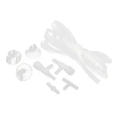 Unique Bargains Aquarium Fish Tank Air Valve Connector Plastic Water Tube 2M Length Clear