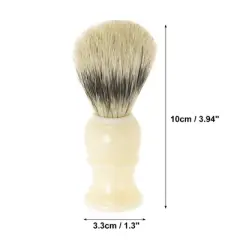 Unique Bargains Durable Shaving Brush 3.94"x1.3" Beige 1 Pc
