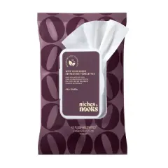 Niches & Nooks Intimate pH Balanced Refreshing Flushable Feminine Wipes - Airy Vanilla - 45ct