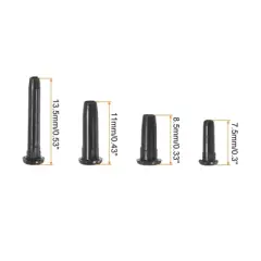 Unique Bargains Nylon Eyelets Replacement Badminton Stringing Accessories Racquet Grommets Multicolor 2 Packs