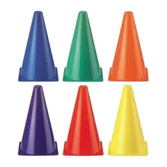 Martin Sports Rainbow Cones, 6 Per Set, 2 Sets