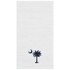 C&F Home Palmetto Moon Cotton Waffle Weave Cotton Decorative Kitchen Dishtowel