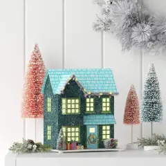 Christmas Glitter House Blue - Wondershop&trade;