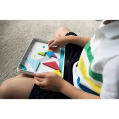 Chuckle & Roar Shape Makers Magnetic Foam Tangrams Game