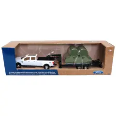 ERTL 1/32 Ford F-350 Dually Pickup Truck with Trailer and Bales 46631