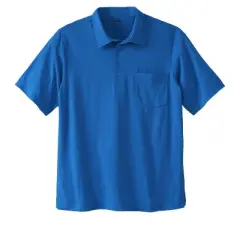 KingSize Men's Big & Tall Lightweight Pocket Golf Polo Shirt