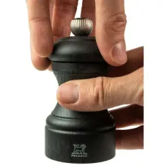 Peugeot | Bistro Salt Mill, Wood, Graphite, 10 cm - 4 in
