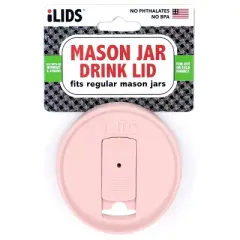 iLIDS 3pk Pastel Regular Mouth Drink Lid - Periwinkle/White/Pale Pink: Replacement Lid & Drink Cover, Dishwasher-Safe