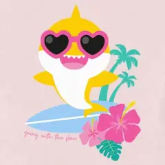 Toddler's Baby Shark Tropical Going With the Flow T-Shirt